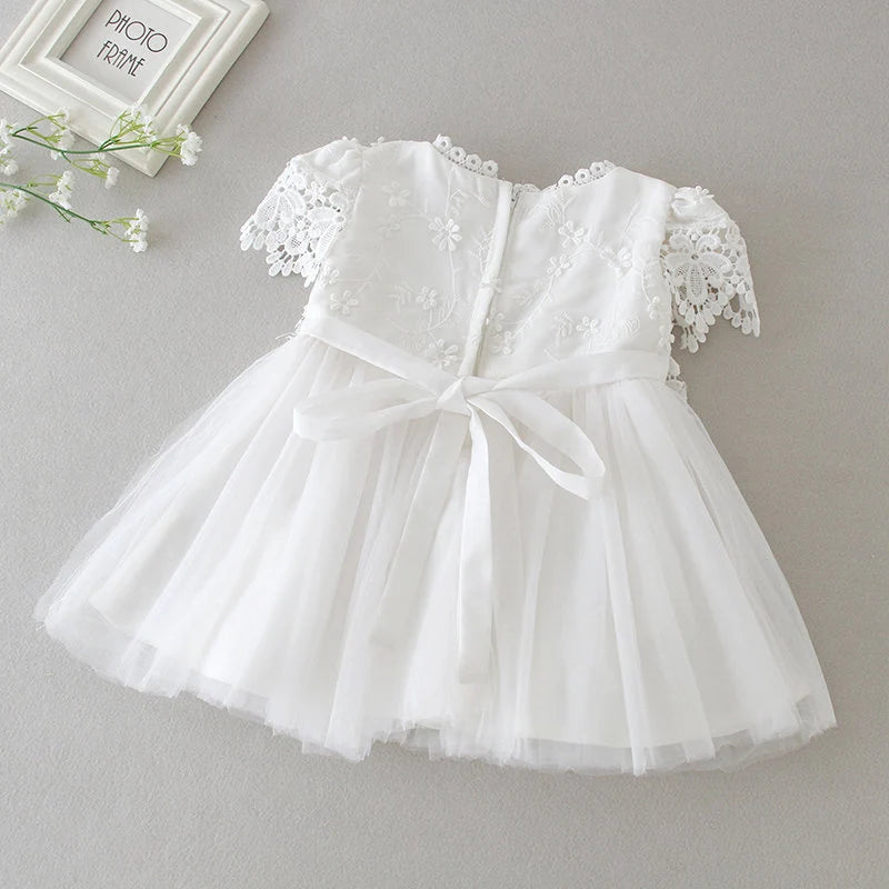 Special Occassion Lace Capped Short Sleeve Dress