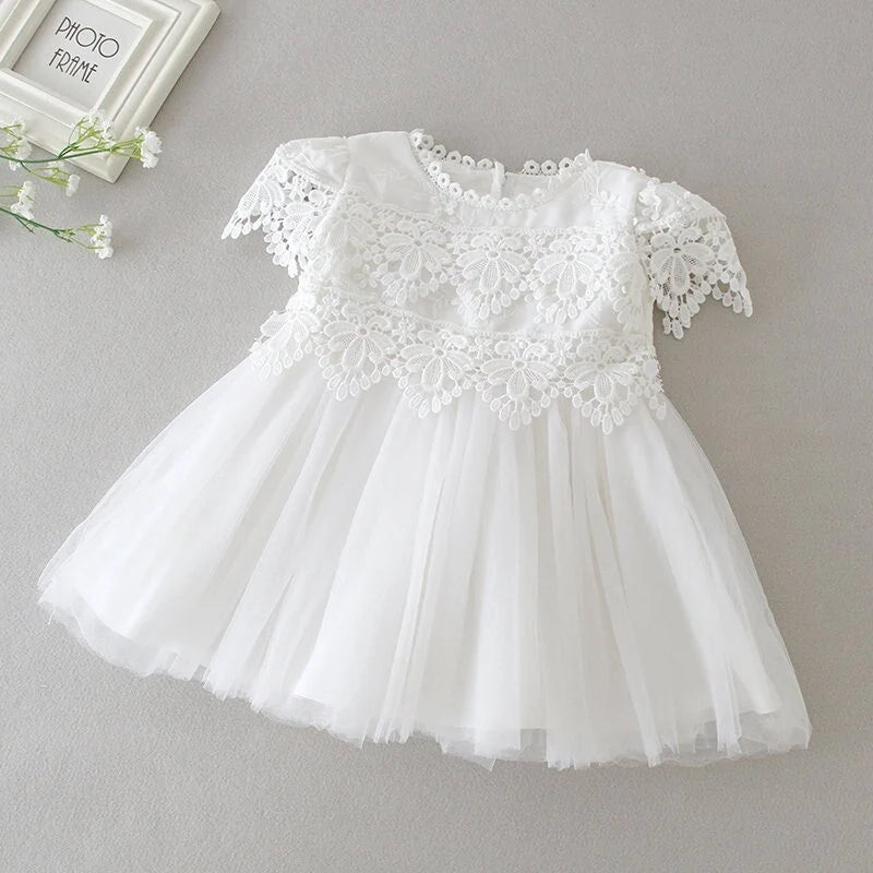 Special Occassion Lace Capped Short Sleeve Dress